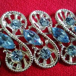 Vintage Blue Rhinestone bracelet